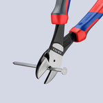 Knipex chrome vanadium steel diagonal pliers brand marking view