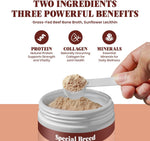 Nutritional food topper powder for picky dogs and cats.