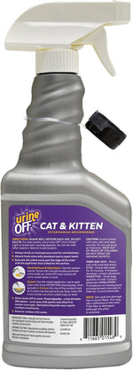 urineOFF Kitten & Cat Odor & Stain Remover | Fresh Scent Carpet Cleaner Spray | Bio Enzymatic Stain & Urine Odor Eliminator | Pet Safe Cleaner | 16.9 oz. - Image 9