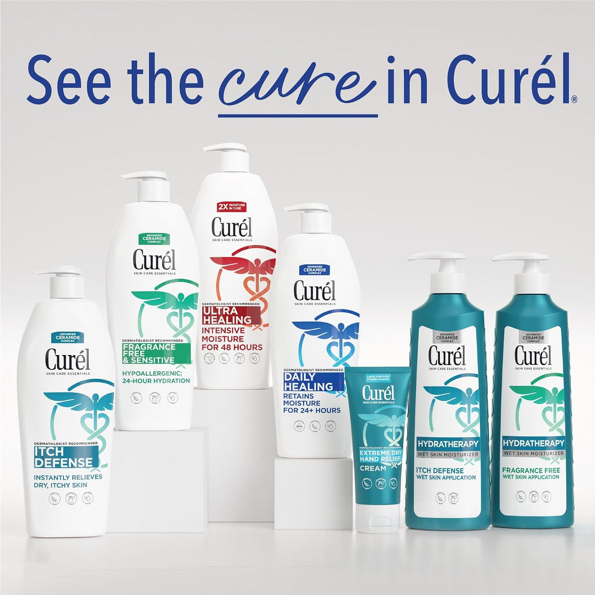 Curel daily healing lotion lifestyle application shot