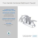 Gerber Vaughn faucet high-arc spout and laminar stream detail