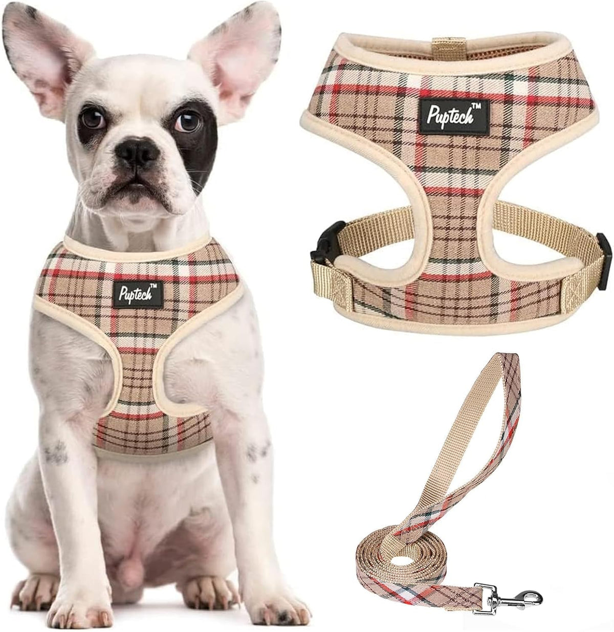 PUPTECK Small Dog Harness and Leash Set No Pull for XS XXS Sized Dogs Puppy | Escape Proof No Choke Pet Cat Adjustable Soft Padded Walking Vest - Image 15