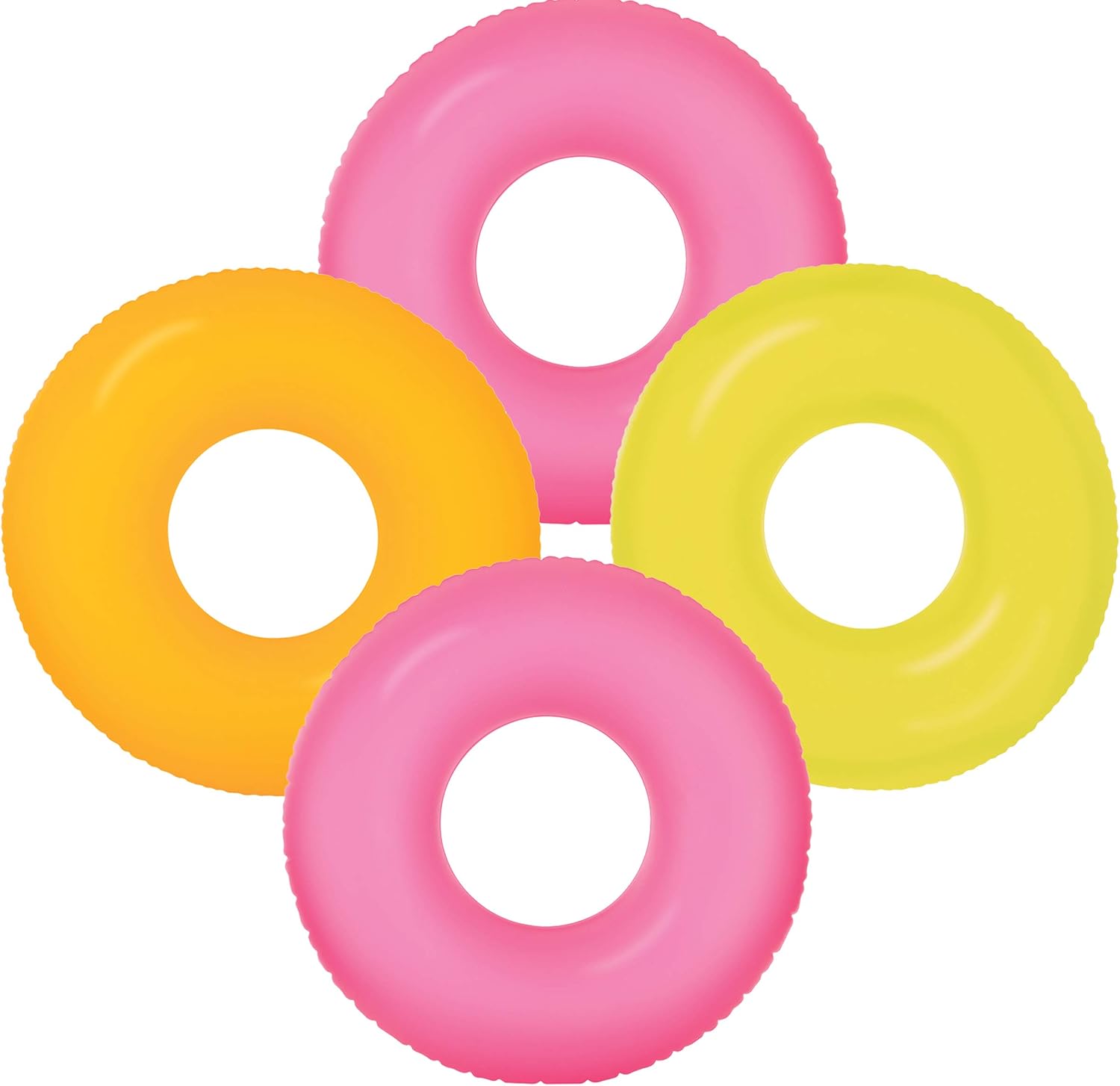 Intex Frost Tube Inflatable Sturdy Swim Pool 4-pack front view