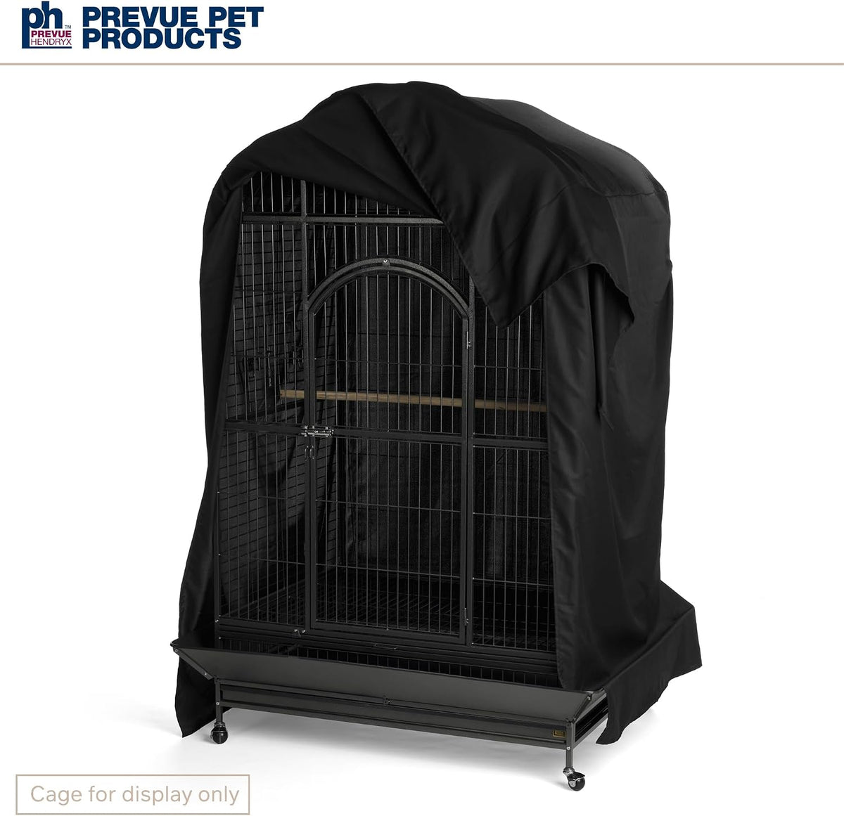 Prevue Hendryx logo detail on bird cage cover