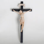 BC Catholic Crucifix Wall Cross 24" H Jesus Cross for Wall | Jesus Christ Religious Home Decor, Catholic Gifts, Collectable Statue Renaissance Sculpture handmade By Buildclassic - Image 9