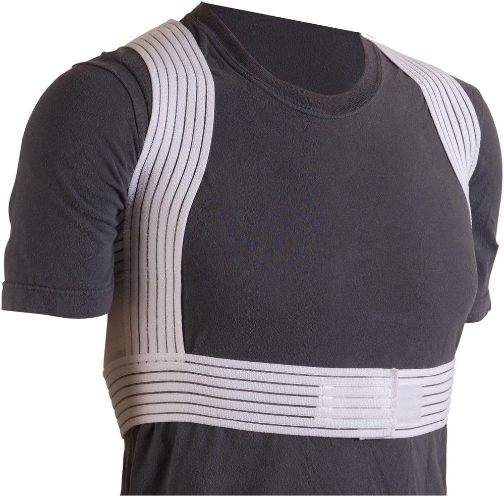 Adjustable hook and loop closure on DMI posture corrector