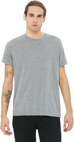 Bella+Canvas men's USA imported t-shirt folded presentation