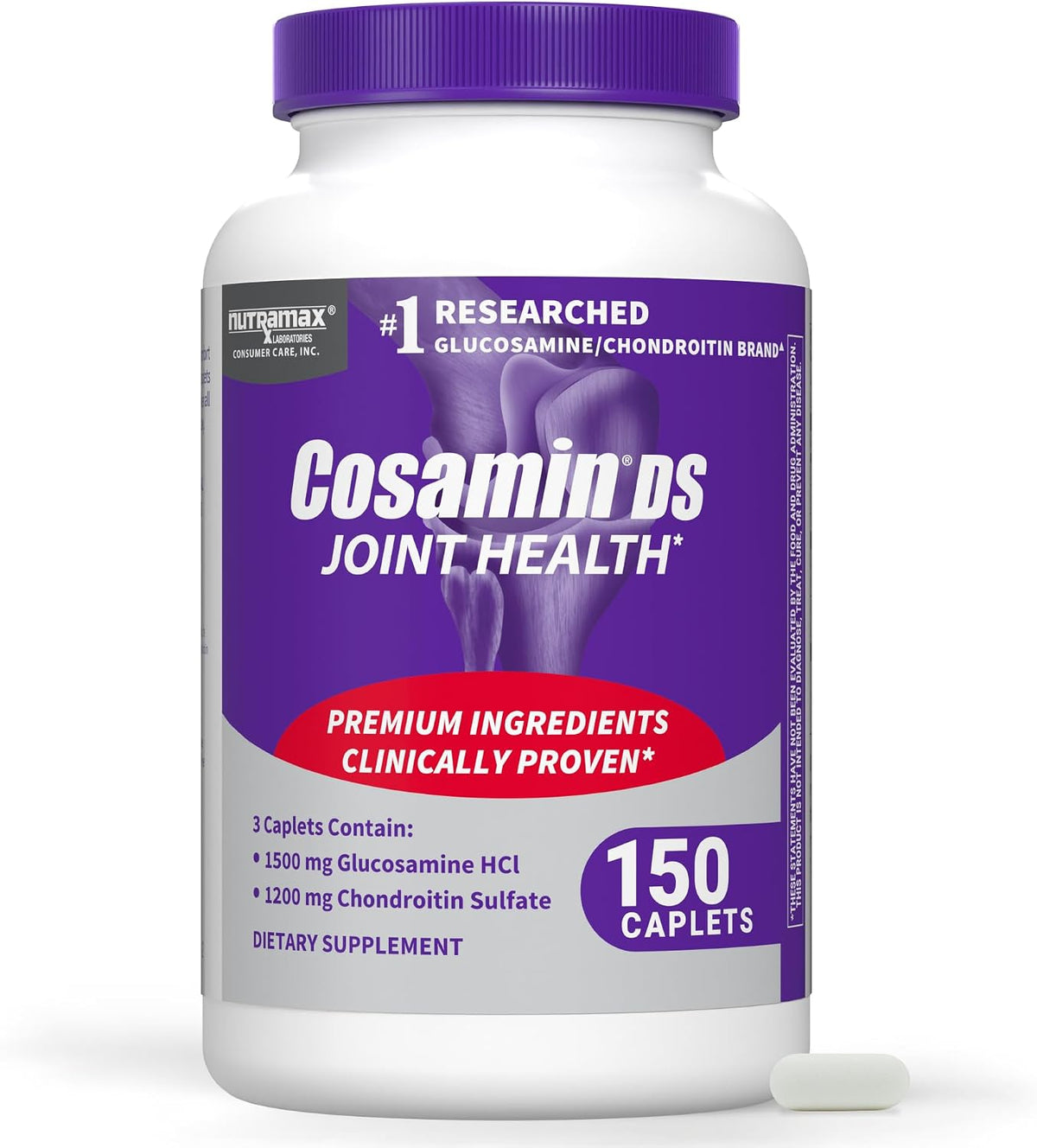 Nutramax Cosamin DS Joint Supplement, Glucosamine Chondroitin, 210 Capsules | Clinically Proven in Published Studies, Trademarked Glucosamine and Chondroitin for Joint Support, Third Party Tested - Image 11