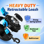 Close up of 360 degree tangle free swivel on Peflex leash
