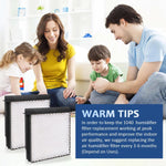 Complete two-pack set of Eagleggo humidifier filters