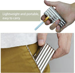Exttlliy stainless steel cigarette box case packaging gift box view