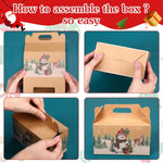 Pasimy festive party favor boxes arranged in multiple styles