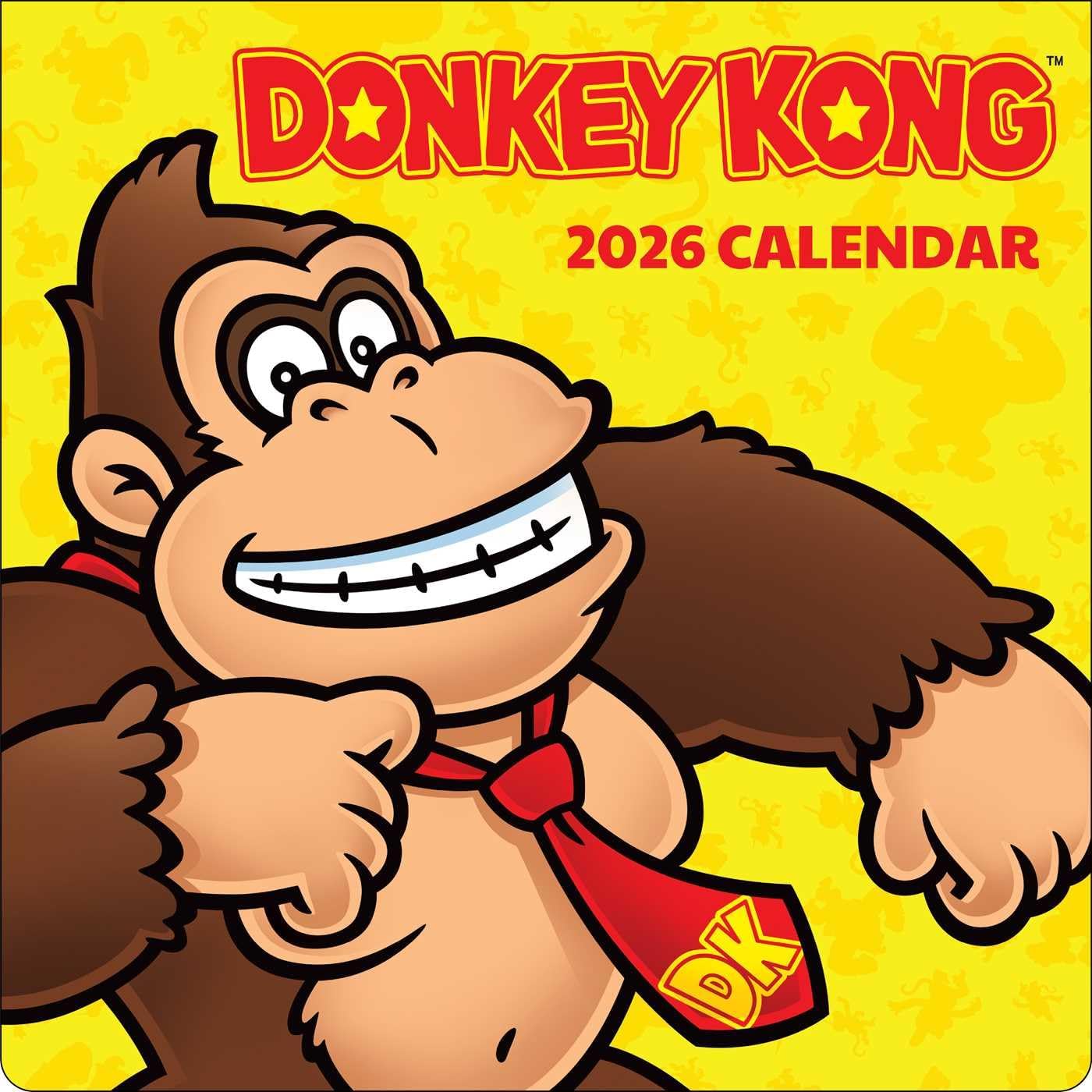 Donkey Kong 2026 Wall Calendar - Image 1
