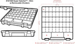 ArtBin craft organizer showing snap-tight latches