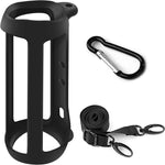 PAIYULE silicone protective case for JBL Flip 5 speaker front view showing precise button cutouts.