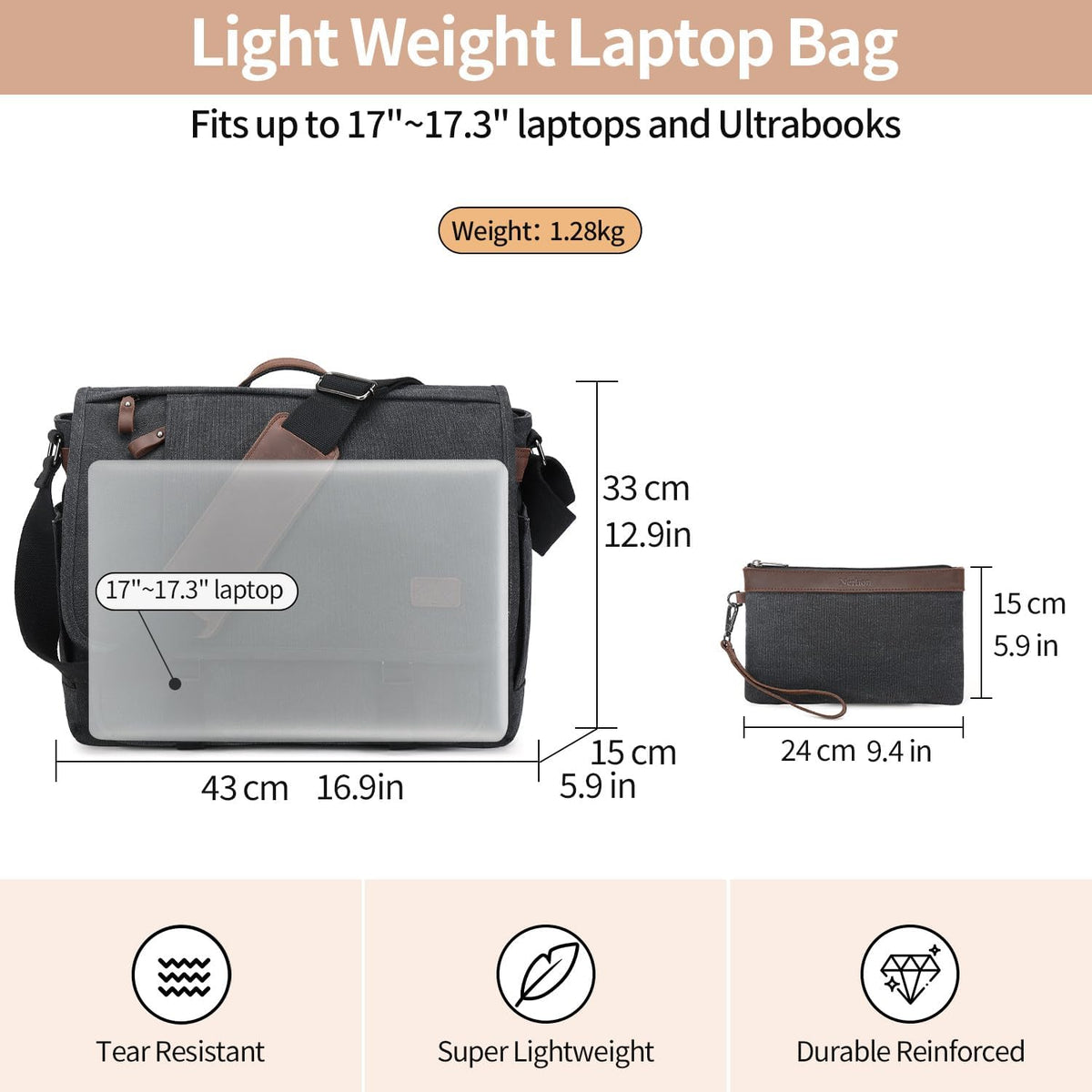 Nerlion shoulder bag interior organizational pockets and storage space