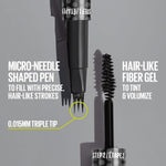 Dual-ended design showing pen and gel applicators