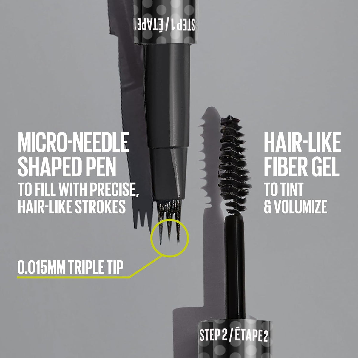 Dual-ended design showing pen and gel applicators