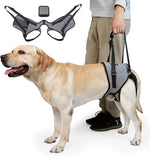 Cneo dog sling showing easy bathroom access design