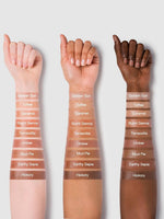 Liquid bronzer blendable formula demonstration
