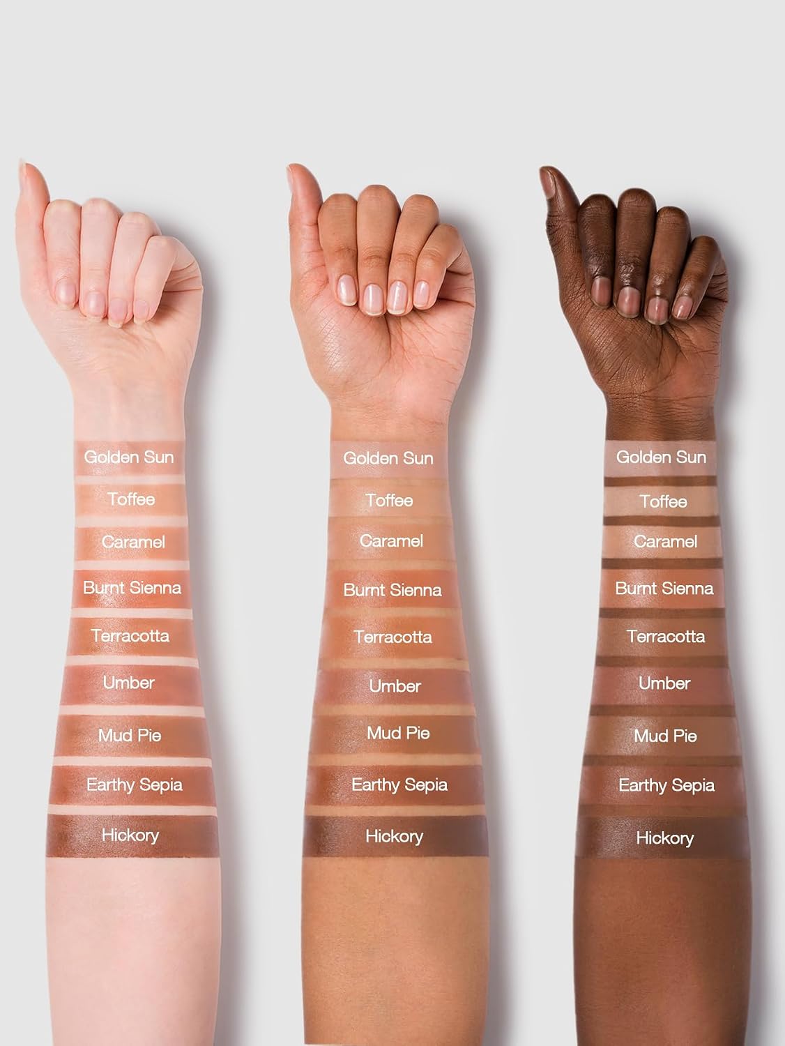 Liquid bronzer blendable formula demonstration