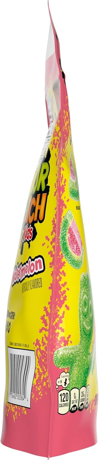 SOUR PATCH KIDS Watermelon Soft & Chewy Gummy Candy, Family Size, Bulk Candy, 1.8 lb - Image 13