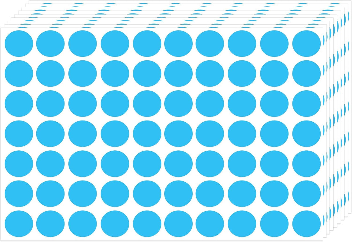 3500 Pieces Dot Stickers, 3/4 inch Color Coding Labels, 10 Color Circle Price Stickers for Office Classroom Student - Image 12