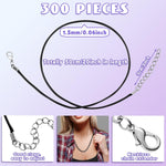 Sureio bulk necklace cords laid out to display total quantity