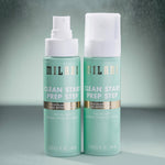 Clean beauty branding on Milani Hypochlorous Acid Mist bottle