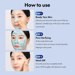 Tosowoong skincare mud mask ingredients and clay blend info