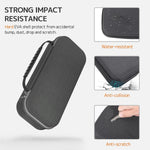 NINKI hard EVA shell travel case open view showing custom molded interior