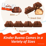 Kinder Bueno Mini Chocolate Bites with Crispy Wafer and Hazelnut Cream, Individually Wrapped, Party Pack, 23.8 oz - Image 11