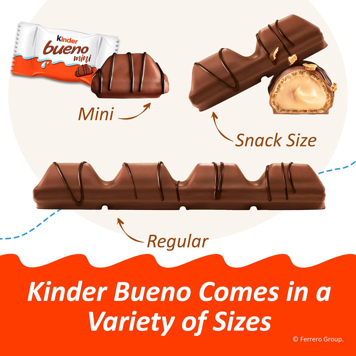 Kinder Bueno Mini Chocolate Bites with Crispy Wafer and Hazelnut Cream, Individually Wrapped, Party Pack, 23.8 oz - Image 11