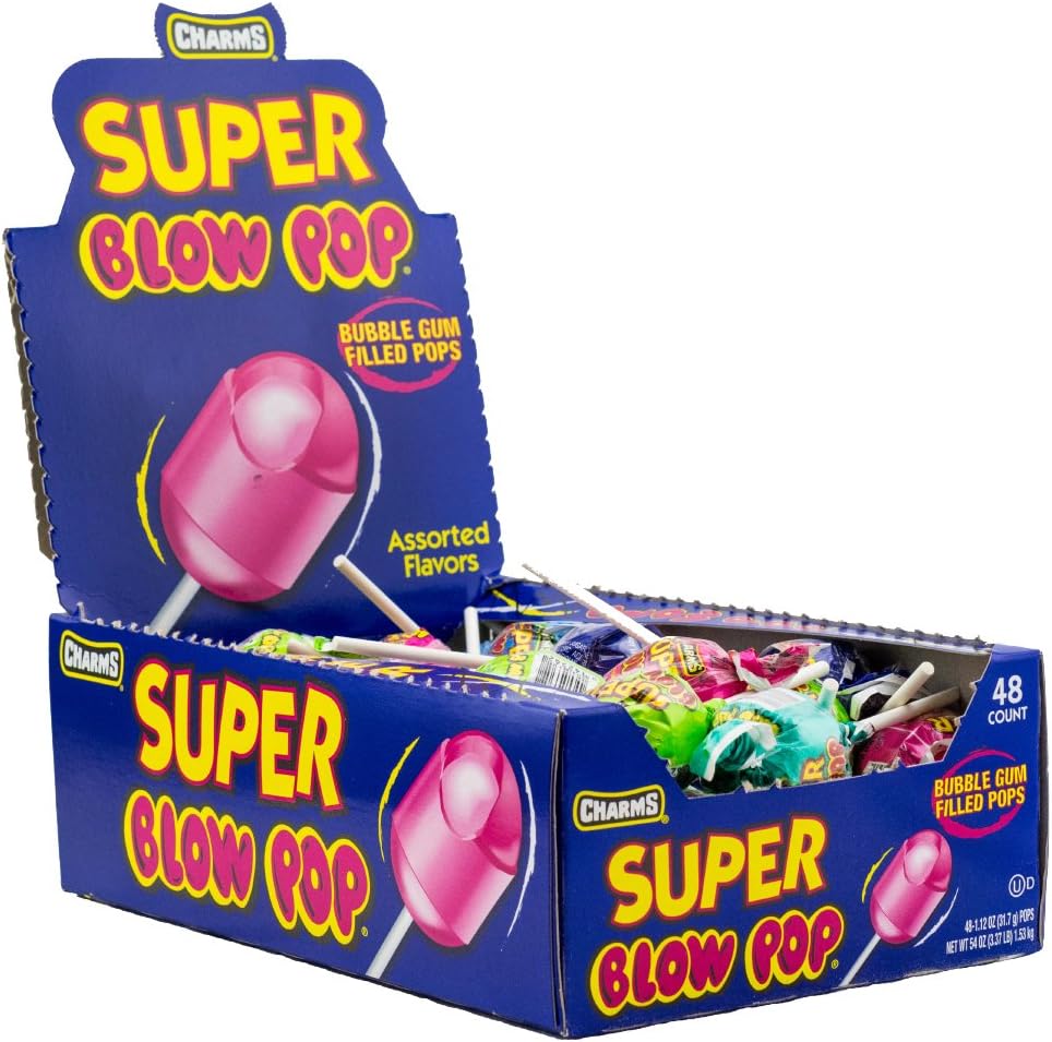 Assorted American candy lollipops for kids and adults party favors