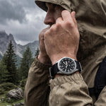 Infantry MDC watch black nylon NATO strap layout