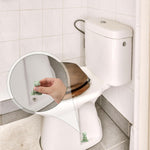 PEUTIER cute frog toilet bowl bolt covers installed on floor