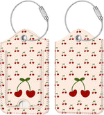 Fintie Luggage Tags Privacy Cover ID Label for Travel Bag Suitcase | with Stainless Steel Loop and Address Card, Starry Night, Agate Hexagons - Image 10