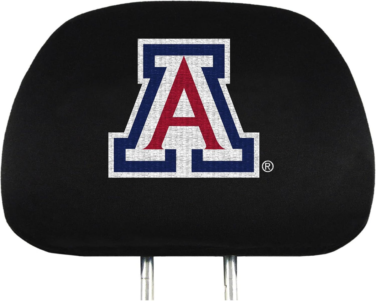 Fanmats ProMark NCAA head rest covers elasticated bottom band