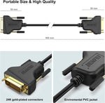 Benfei DVI-D 24+1 male connector pin layout detail