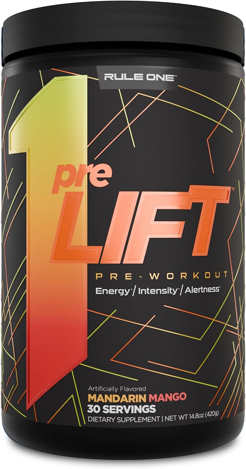 Rule 1 Proteins preLIFT Pre-Workout, Snow Cone, 30 Servings | 6g Citrulline, 3.2g Beta Alanine, 3 Caffeine Sources + 20 Others for Energy, Alertness, & Endurance - Image 10