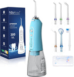 Water Dental Flosser Teeth Pick, H2ofloss Cordless Portable Oral Irrigator 300ML Rechargeable Travel Irrigation Cleaner IPX7 Waterproof WaterFlosser for Home Travel Lavender - Image 11