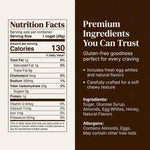 ASOZI imported gluten free white fruit nougat candy displayed on a serving platter.