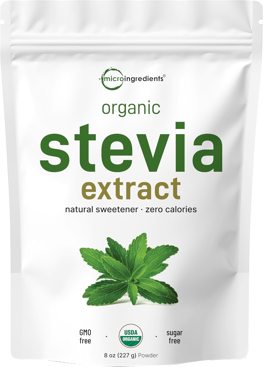 Micro Ingredients Pure Organic Stevia Extract Powder, 4 oz, No Additives | 706 Servings, Stevia Green Leaf Reb-A, Sugar-Free 0 Calories, Natural Sweetener, Sugar Substitute, Keto & Vegan Friendly - Image 10