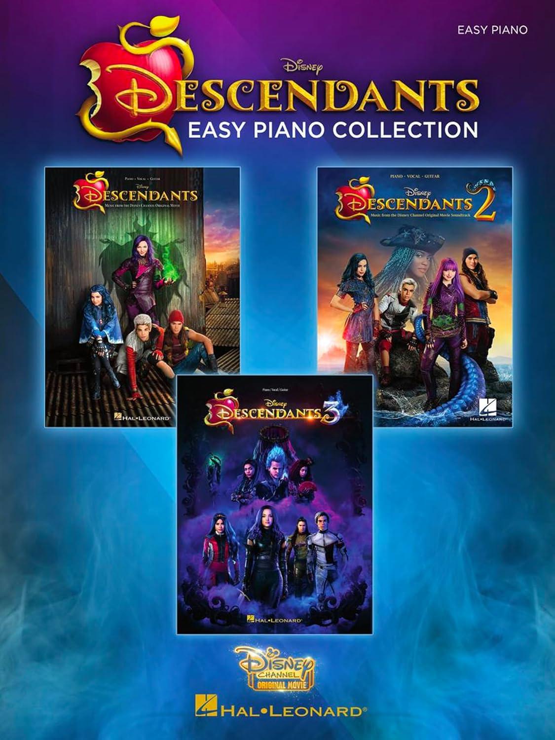 The Descendants Easy Piano Collection Disney Songbook | Music from the Trilogy | 10 Songs Including Rotten to the Core, Queen of Mean and More | Hal Leonard Sheet Music - Image 1