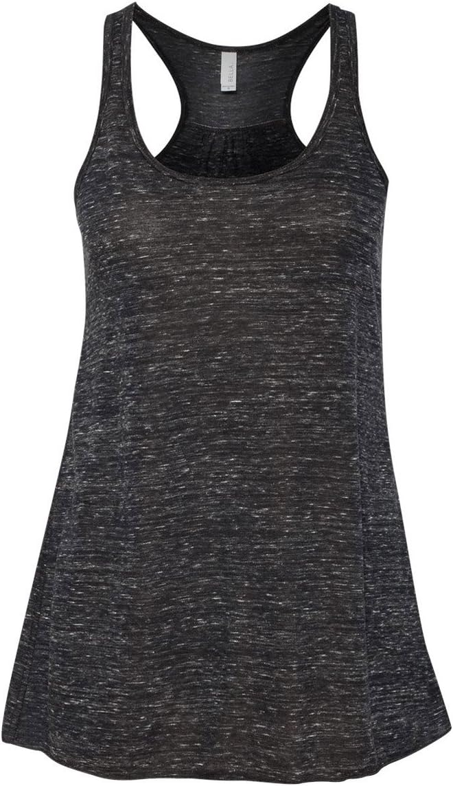 BELLA+CANVAS women modern fitted tank top hemline stitching view