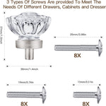 Shiny Handles brushed nickel aluminum alloy base detail