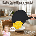 Kretaely nonstick pan stay cool handle