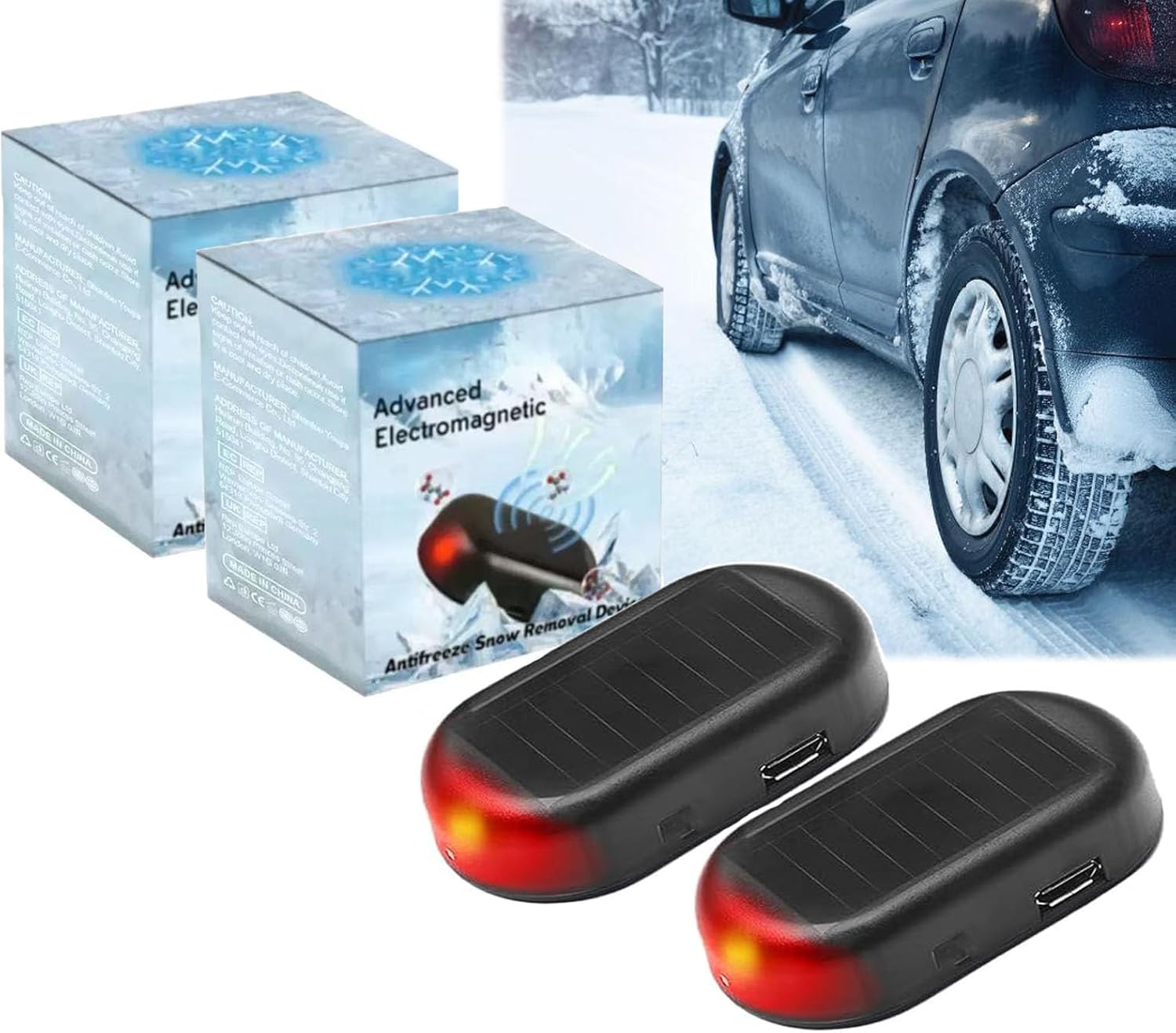 WUIAOCIT car interference antifreeze instrument front view on vehicle dashboard