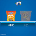 Rear side of Jolly Rancher tropical candy bag showing nutritional details