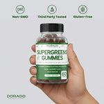 Daily immune support supergreens gummies for adults